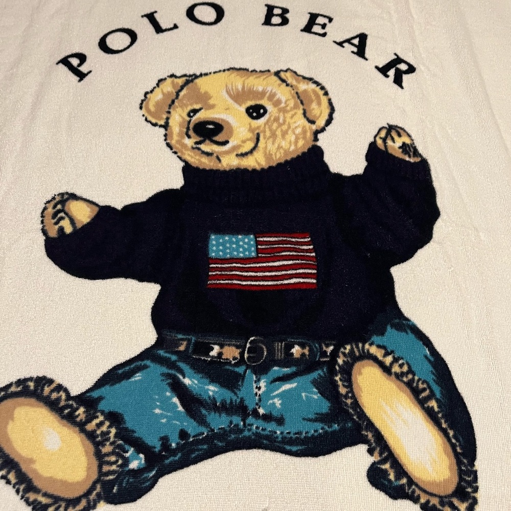 NWOT Polo Bear towel